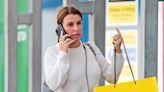 Coleen Rooney looks stylish in cream jumper and Chanel bag
