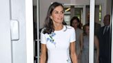 Un vestido floral para doña Letizia, su primer look en Nueva York