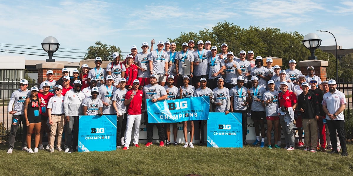 Husker men’s track and field team wins second-straight B1G outdoor championship