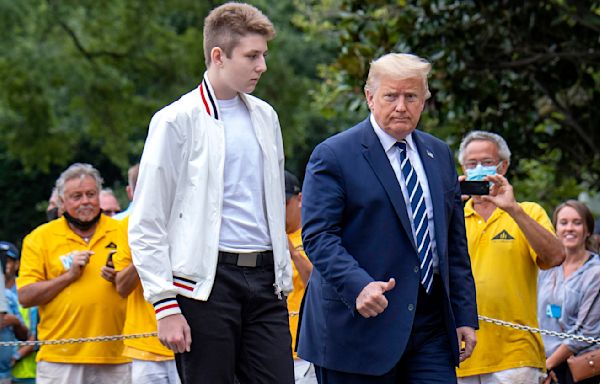 Trump gets his son Barron's age wrong in TV interview