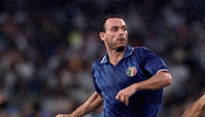 Dolor en el fútbol: murió Toto Schillaci, el histórico goleador del Mundial Italia 90