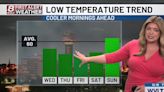Cooler air with lots of sunshine for the week