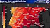 Heat index could reach over 105 degrees in some areas of Tri-State on Friday