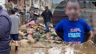 Niño arrastrado por una corriente de agua en Bello, Antioquia, fue encontrado muerto