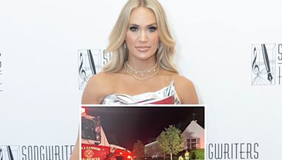 Carrie Underwood's Home Catches Fire; Crews Rush To Remote Property