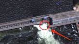 Satellite images show the Kakhovka dam was already partially damaged days before it collapsed