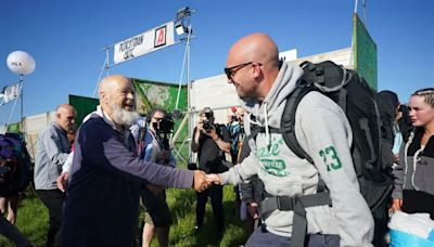 Glastonbury Festival founder Michael Eavis knighted at Windsor Castle