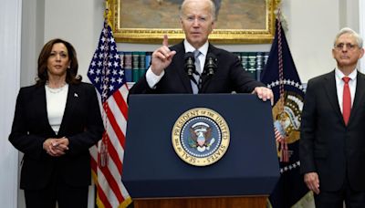 Pundits and politicians release statements in response to Biden not continuing 2024 campaign