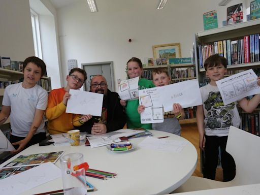 Comic workshop was a monster hit with creative kids