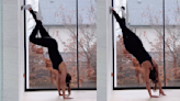 'ET Canada' host Sangita Patel nails 'insane' handstand challenge: 'Fitness queen!'