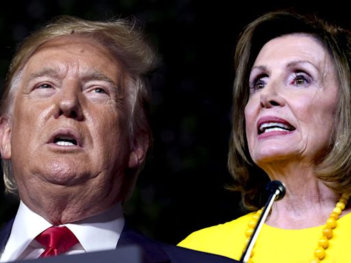 Trump cracks joke about attack on Nancy Pelosi's husband in speech to police