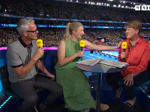 BBC presenter Clare Balding tears up on TV as she pays tribute to Andy Murray