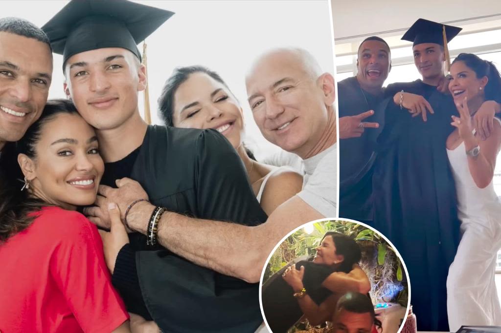 Lauren Sánchez celebrates son Nikko’s graduation with fiancé Jeff Bezos and ex Tony Gonzalez