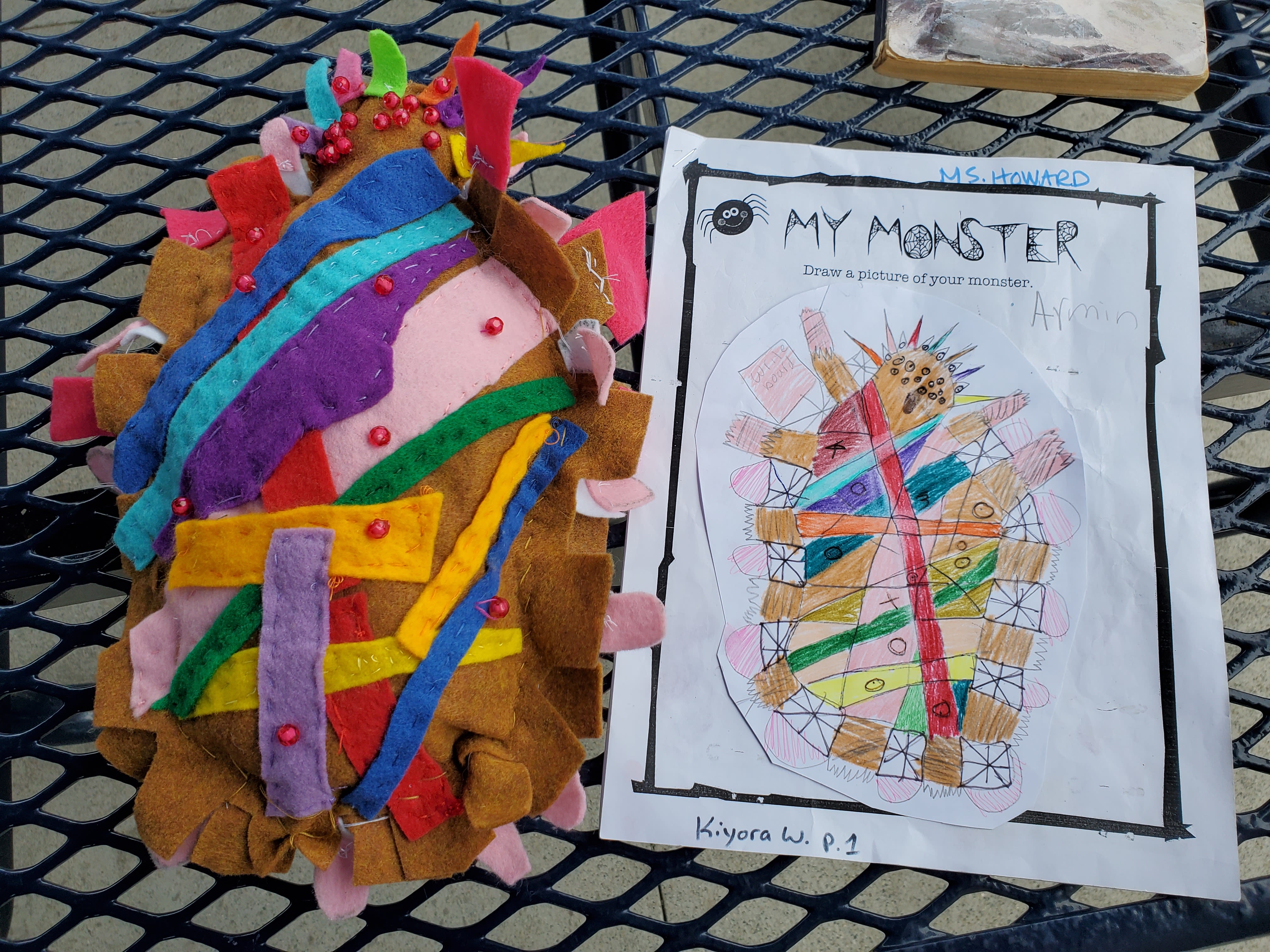 Making monsters: La Jolla Elementary and Muirlands Middle schools collaborate on art and engineering project