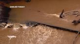 Storms wash out part of road in Stanly County