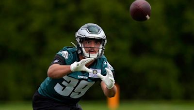 Eagles rookie Will Shipley turning heads at training camp. Here's what he's learning from Saquon Barkley.