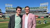 Father-son baseball play-by-play broadcasters Chip and Chris Caray cherish reunion in Oakland