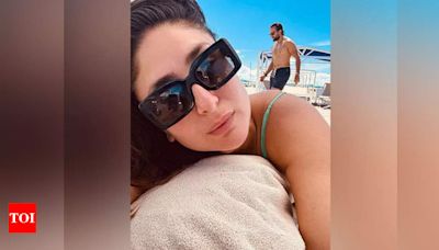 Kareena Kapoor’s hilarious caption sparks row: Fans ask is Saif Ali Khan's photobomb edited? | Hindi Movie News - Times of India