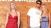 Ivanka Trump Pops in Red Magda Butrym Cocktail Dress, Patrick Mahomes in Dior and Wife Brittany in Versace at Carbone ...