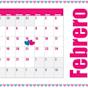 Calendario Mes De febrero