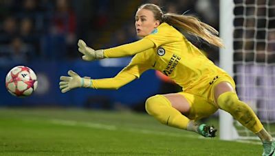 VIDEO: 'England's number one!' - Hannah Hampton soaks in adulation of Chelsea fans after registering maiden Champions League clean sheet in Blues' huge Ajax win