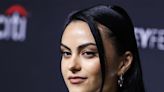 Camila Mendes Rocks The 'No Pants' Trend In Lingerie And A Leather Jacket To NYFW