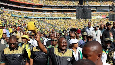 Photos: Tens of thousands cheer at ANC rally before South Africa elections