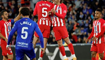 Con asistencia de De Paul, el Atlético de Madrid de Simeone goleó y clasificó a la Champions League