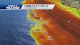 Cooler weather coming in for the weekend