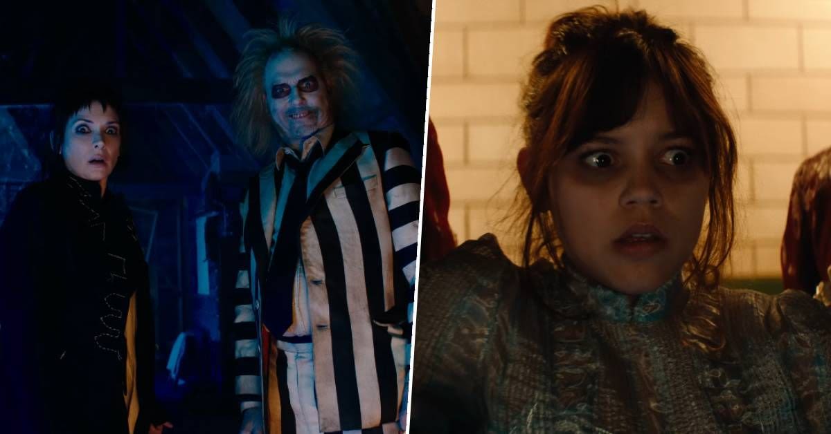 Beetlejuice Beetlejuice stars promise "big swing" surprises in the sequel, as Michael Keaton says it's got a "stronger story" than the original