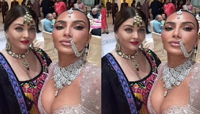 Aishwarya Rai becomes the ultimate muse behind Kardashian sisters' breathtaking looks at Anant and Radhika’s wedding