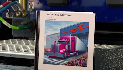 Twin Cities woman writes book series to introduce toddlers to truck driving career