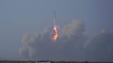 Starship launch news – live: SpaceX launches world’s biggest rocket, which explodes shortly after