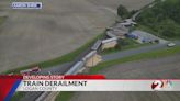 20 train cars derail in Logan County