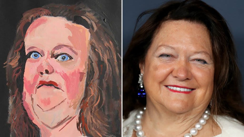 Australia’s richest person objects to her portrait in museum. Here’s what it looks like.