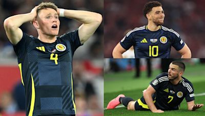 Scotland player ratings vs Hungary: Steve Clarke's clueless tactics leave Scott McTominay anonymous and Che Adams feeding off scraps as Tartan Army crash out of Euro 2024 in heart-breaking circumstances | Goal.com