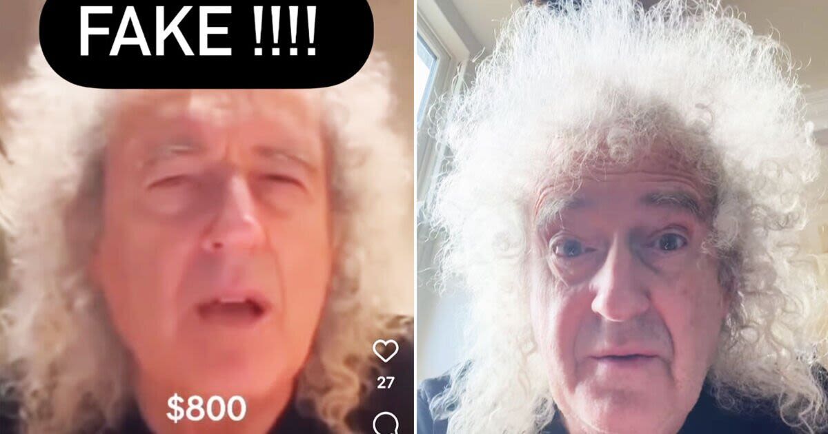 Brian May warns Queen fans of ‘disgusting’ AI con for backstage tickets