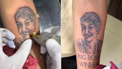 Man Tattoos Delhi's Vada Pav Girl's Face On His Arm. Internet Says "Cover Up"