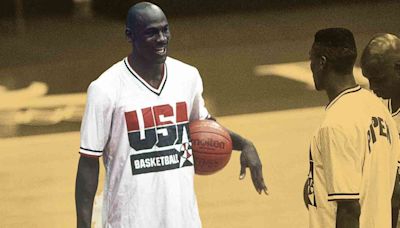 Michael Jordan had one potential issue when playing for Team USA at the 1992 Olympics: "They can kick me off"