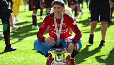 El polémico posteo de Alejandro Garnacho luego de ser campeón con Manchester United de la FA Cup - Diario Río Negro