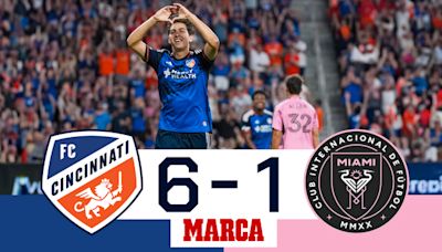 Sin Messi las Garzas caen goleadas I Cincinnati 6-1 Inter Miami I Resumen y goles I MLS - MarcaTV