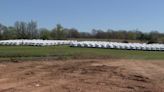 Fleet of white electric vans near Republic, Mo. is supposed to be there