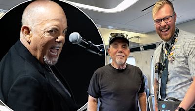 Billy Joel hops on a train for his first ever gig in Cardiff