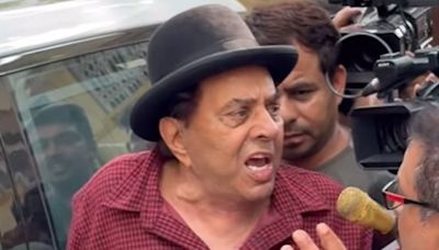 Dharmendra gets annoyed with media after casting vote for Lok Sabha Elections 2024
