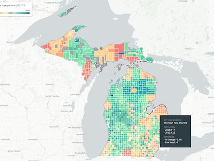 76% of Michigan towns grew in population last year. See how yours fared.