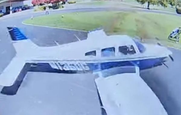 Video: Plane crash lands at Haggin Oaks golf course in Sacramento