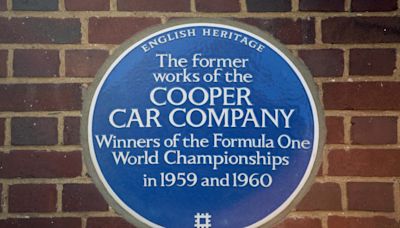 Great motoring exploits and achievements remembered with blue plaques