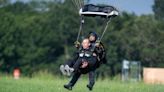 Bush grandchildren skydive over Aggieland to continue birthday tradition