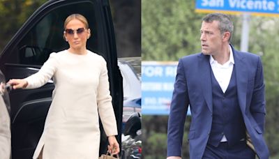 Jennifer Lopez y Ben Affleck acuden a la graduación del hijo del actor pero mantienen las distancias