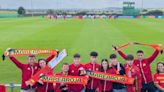 La Marea Roja, presente en la última sesión antes del duelo ante Alemania